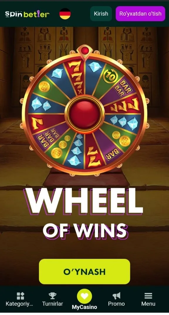 Depozitsiz bonus SpinBetter — birinchi toʻldirishsiz aksiya